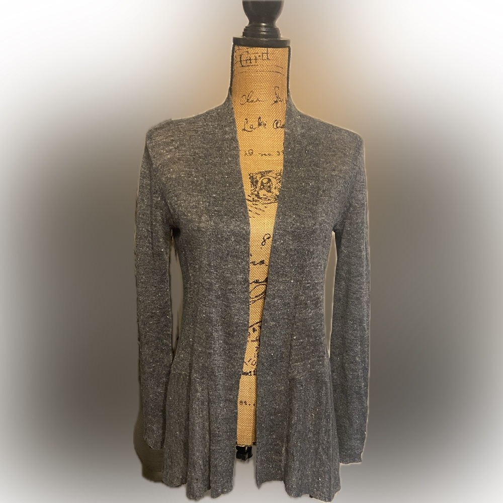 Eileen Fisher 100% Linen Gray Women's Sweater